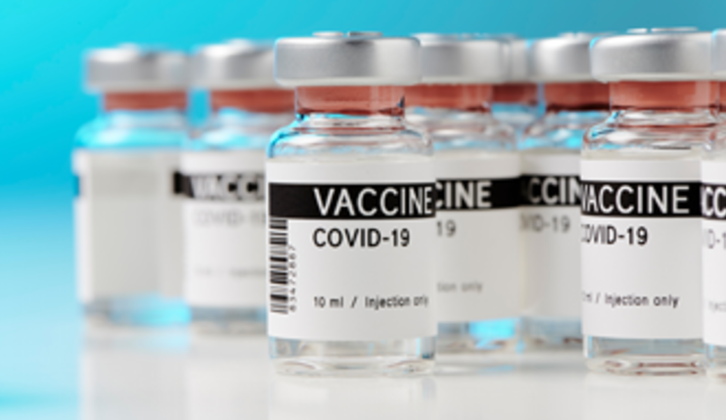 Covid vaccine bottles
