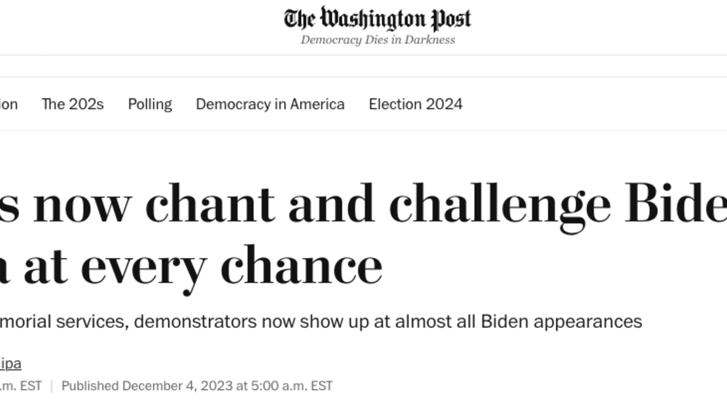 The Washington Post headline 