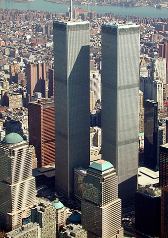 The World Trade Center in March, 2001