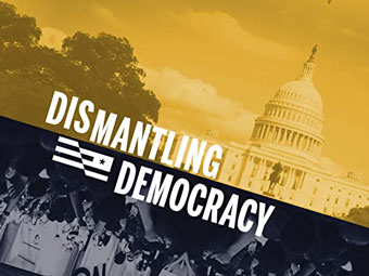 Dismantling democracy logo