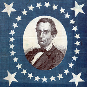 Lincoln campaign banner, 1860