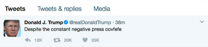 covfefe tweet