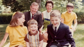 Governor Holton and his young family