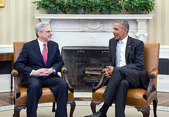 President Obama with Merrick Garland