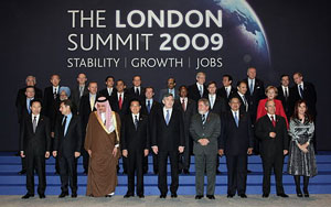 Group of 20 London Economic Summit poster