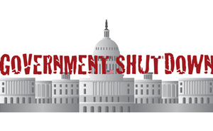 Government shutdown graphic