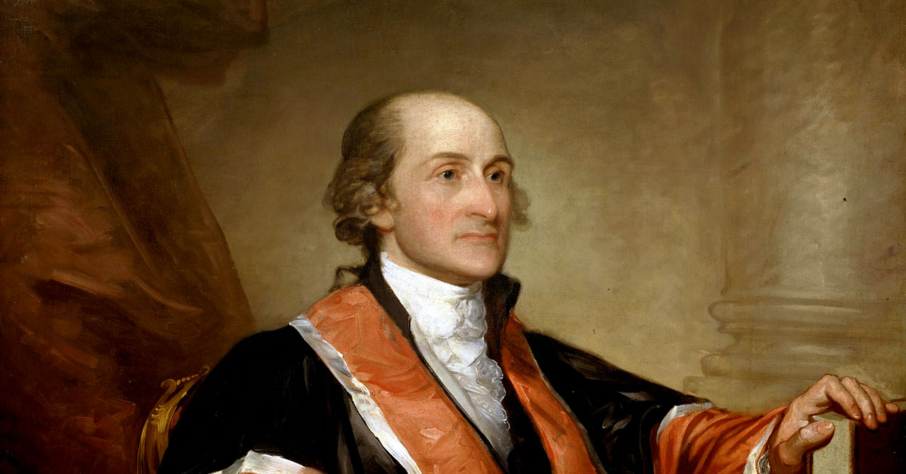 John Jay Portrait Founding Father Of The United States Of America