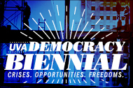 logo for UVA Democracy Biennial 