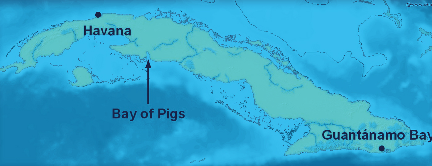 bay of pigs map
