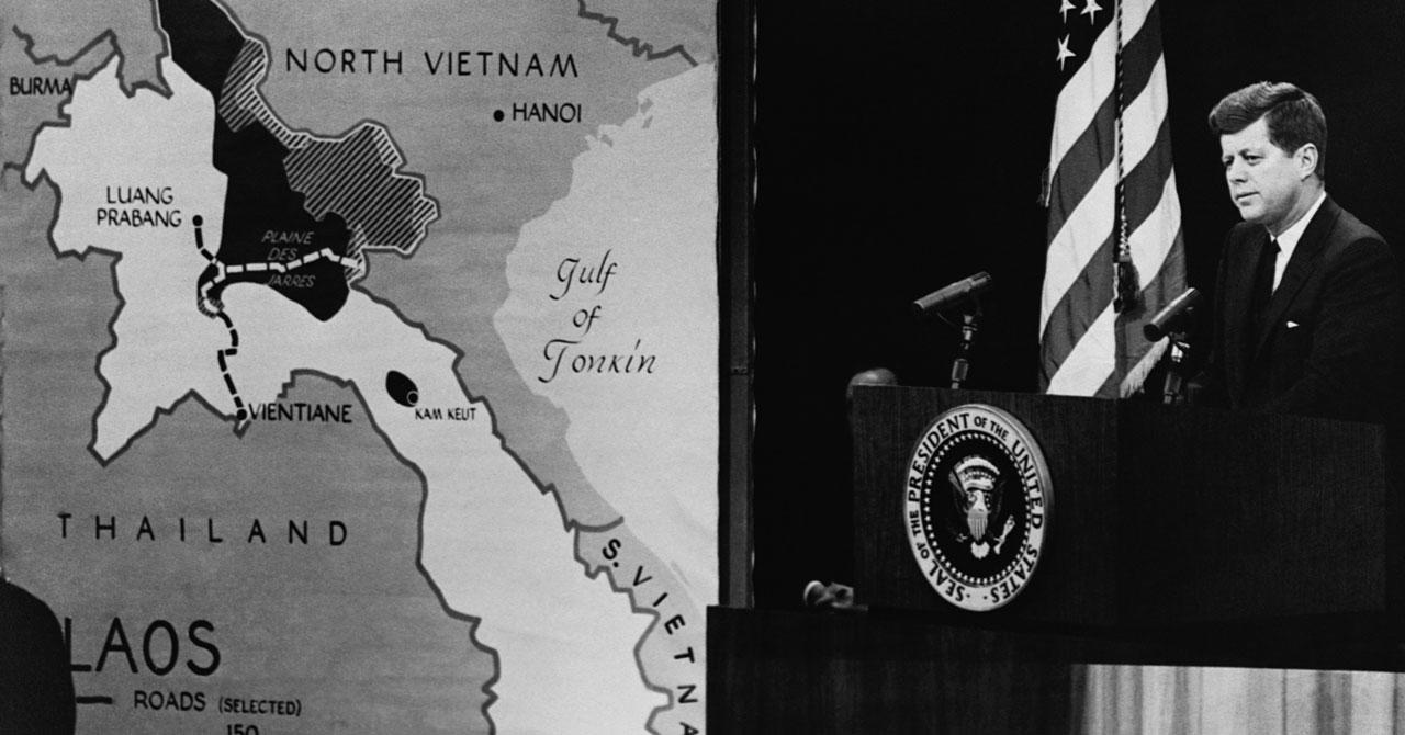 JFK's news conference on Vietnam, March 1961