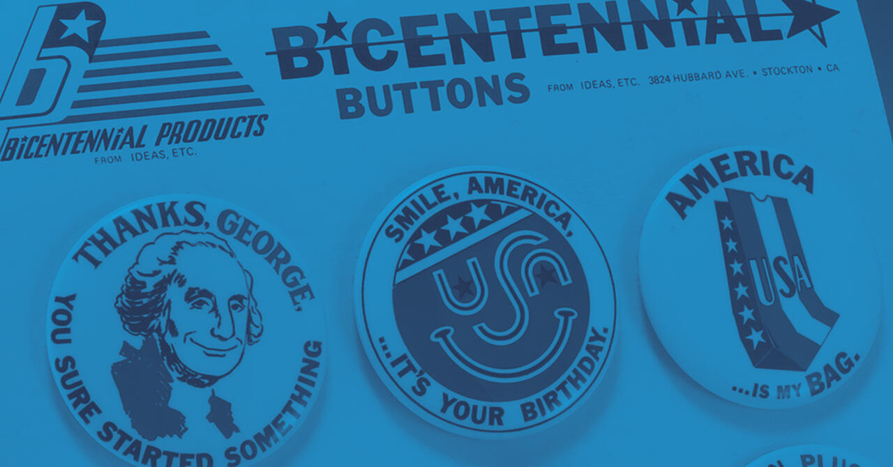 Bicentennial buttons