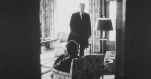 President Nixon talking to Haldeman