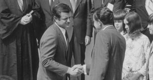 President Nixon with Ted Kennedy