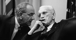 LBJ talking to John McCormack