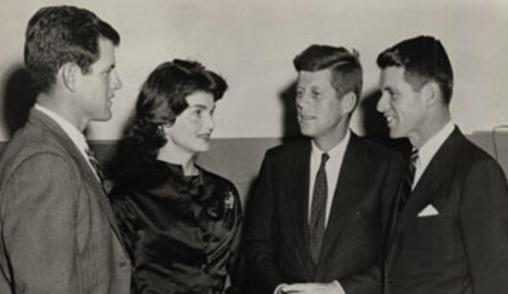 Edward and Jacqueline Kennedy