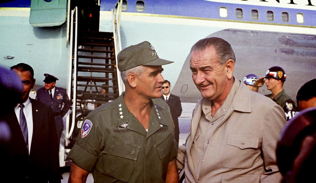 William Westmoreland and Lyndon Johnson