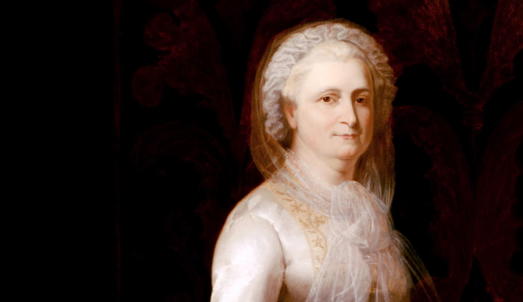 Painting of Martha Washington
