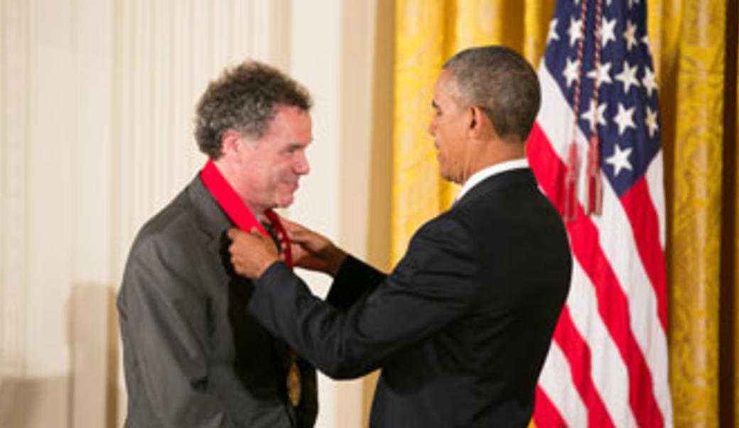 Ed Ayers with President Obama