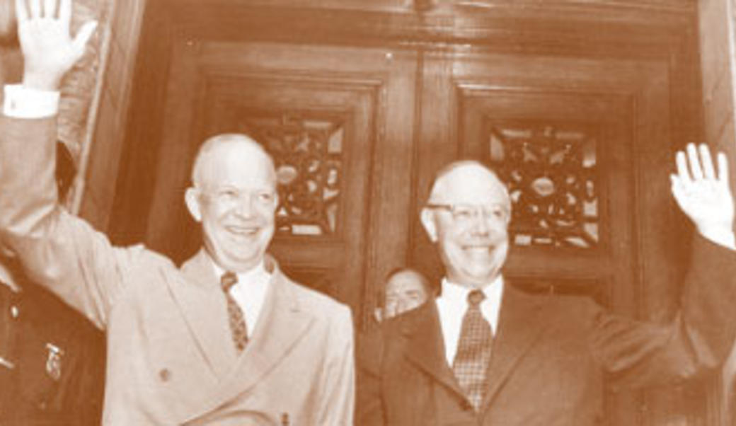 Dwight Eisenhower and Robert Taft