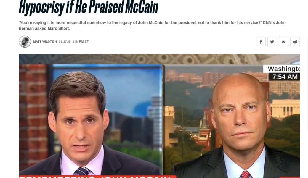 Marc Short in Daily Beast