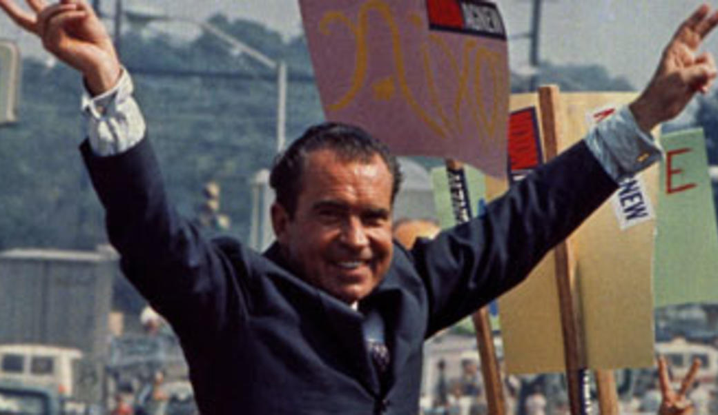 Nixon on the campaign trail