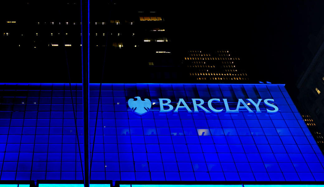 Barclay's Bank at Night
