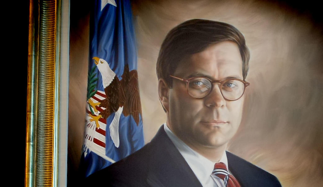 Portrait of William Barr