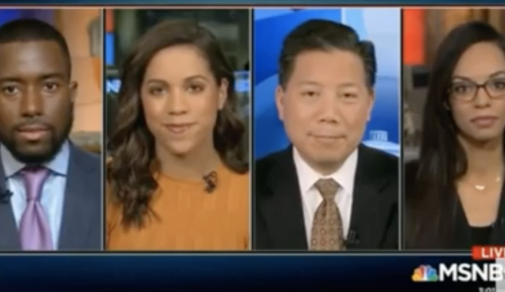 screen shot of MSNBC