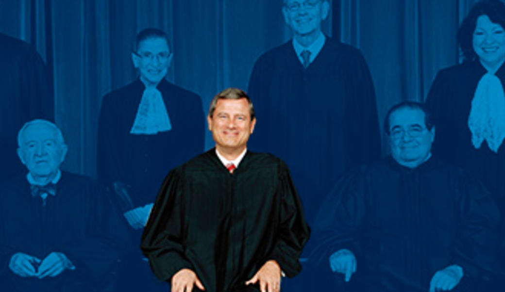 John Roberts with the Supreme Court