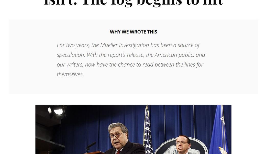 The Christian Science Monitor