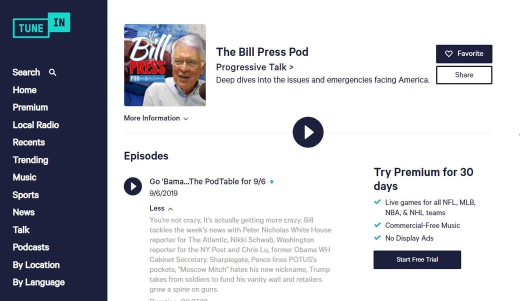 Bill Press Pod