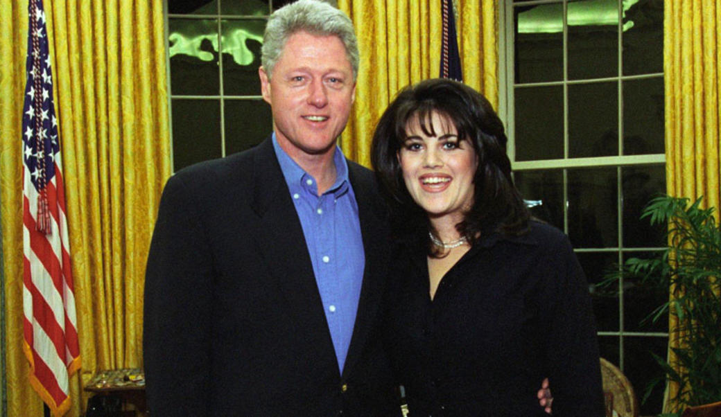 Bill Clinton and Monica Lewinsky in 1997