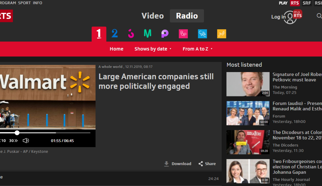 Swiss Broadcasting Corp.