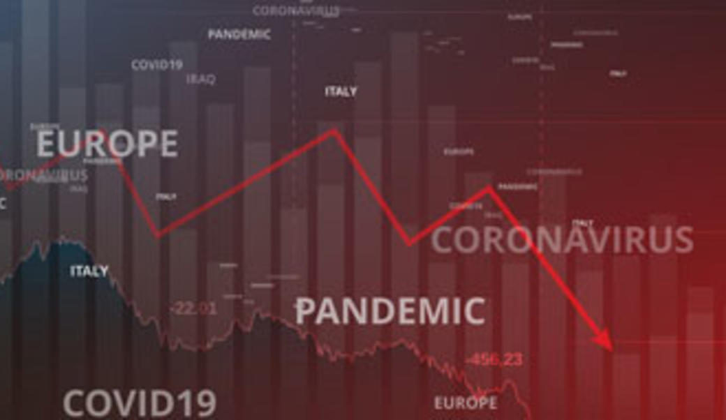 down arrow over europe