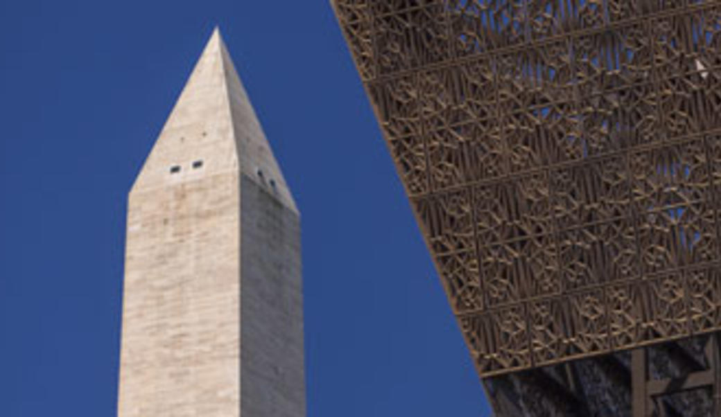 The Smithsonian Museum of African American History and the Washington Monument