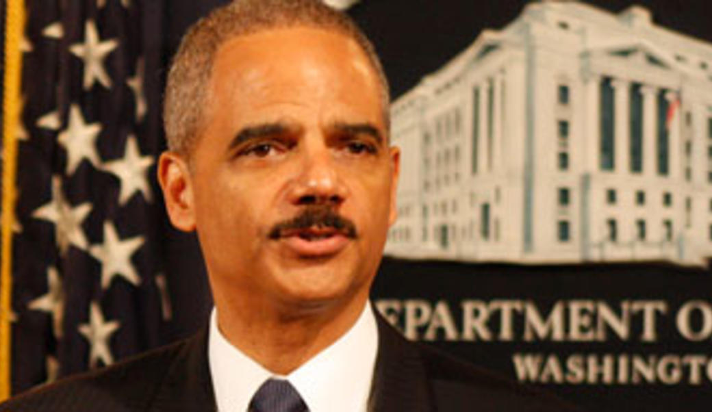 Eric Holder as attorney general