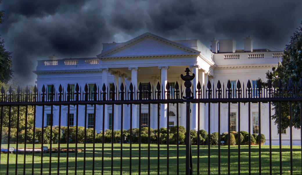 A storm over the White House