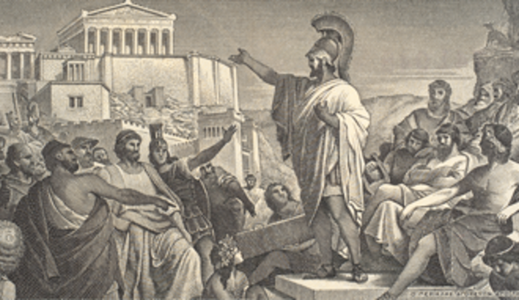 Pericles and democracy