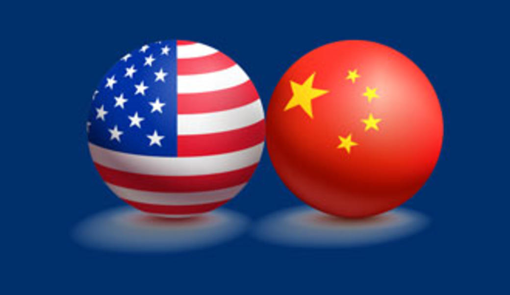 U.S. and China themed wrecking balls