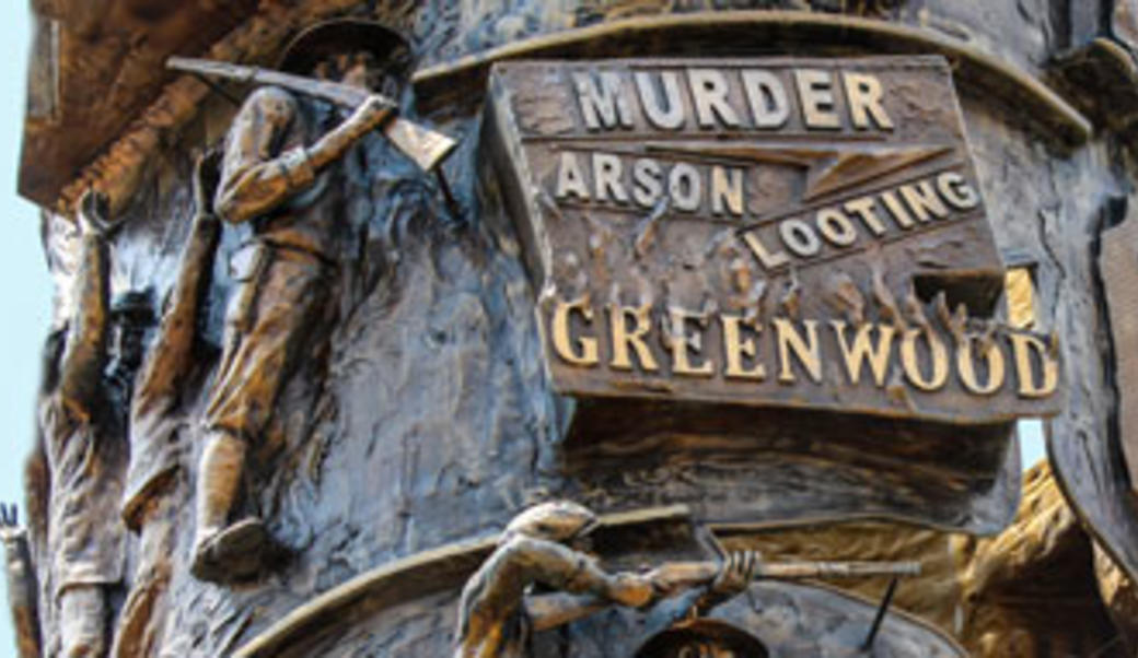 Monument to Tulsa massacre