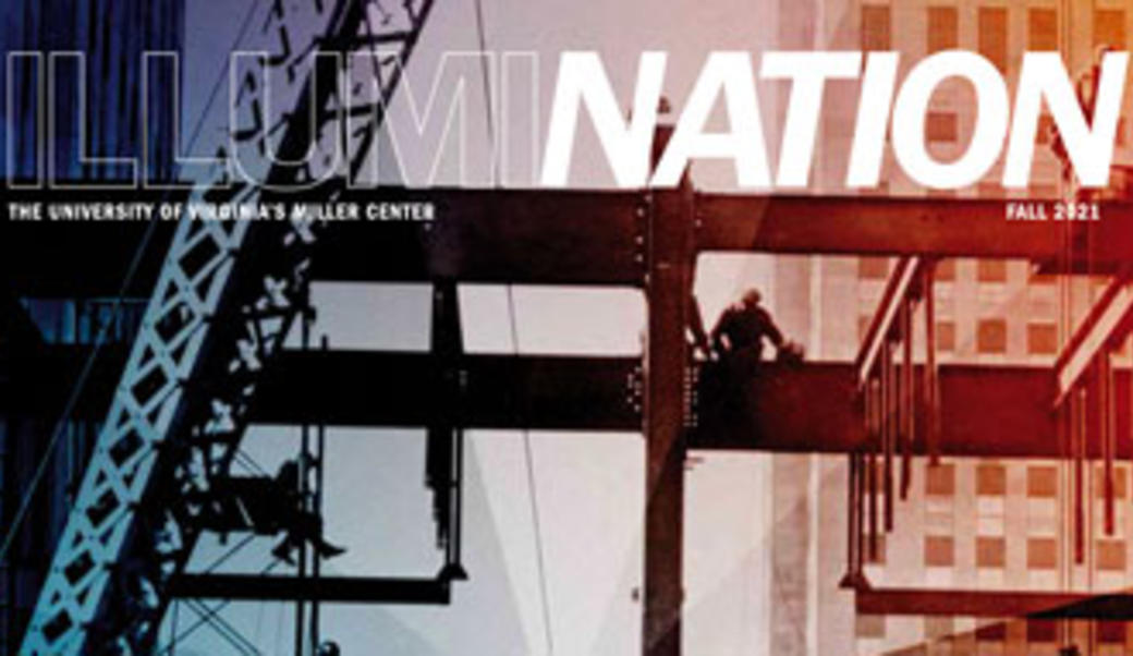 fall issue cover with construction scene
