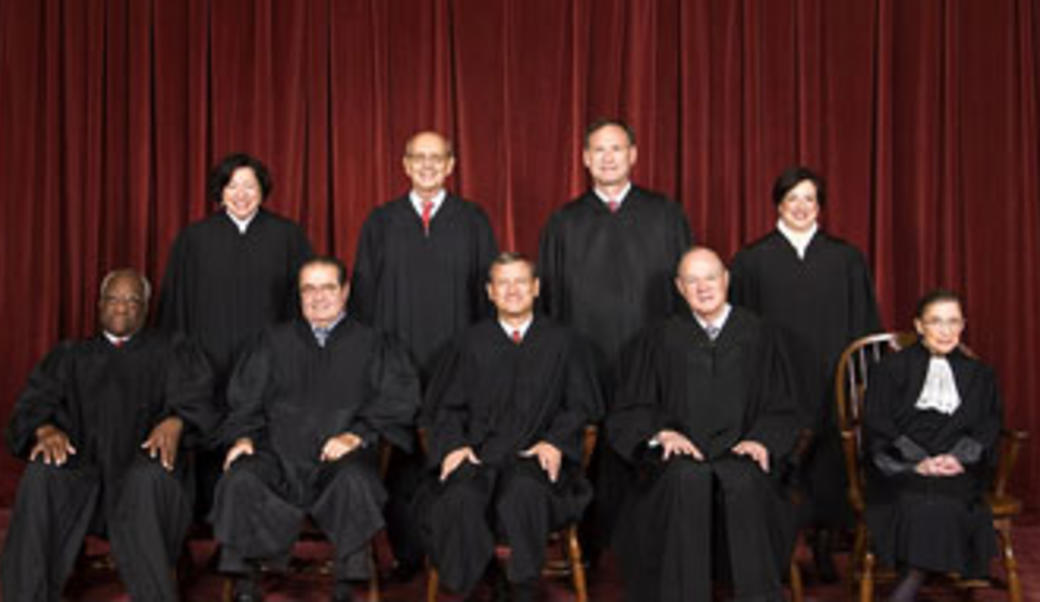 Supreme Court Justices in 2010