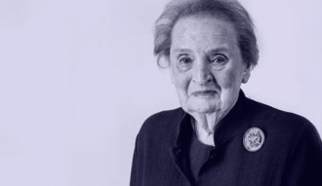 Madeleine Albright at PrezFest at UVA in 2019