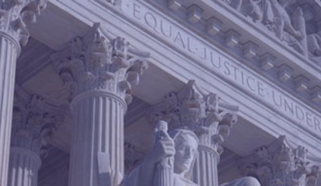 Supreme Court's message of equal justice under the law