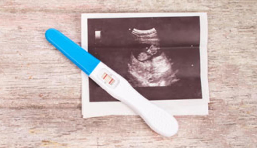 Pregnancy test and ultrasound