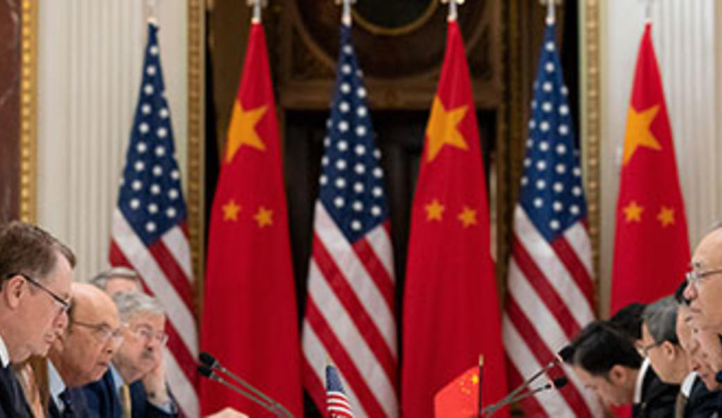 US-China trade discussion in 2019