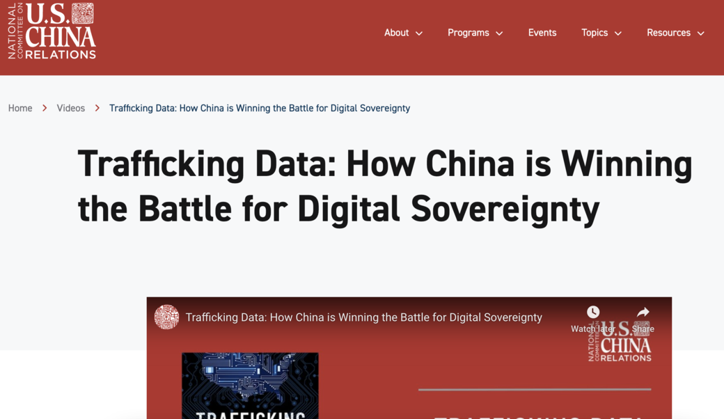 screenshot of article headline