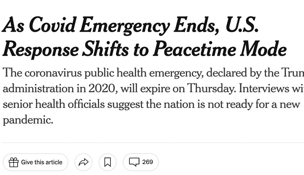 New York Times Headline