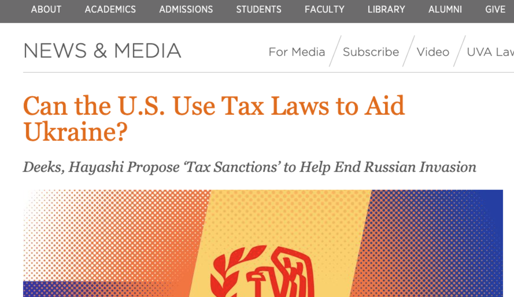 UVA Law Headline