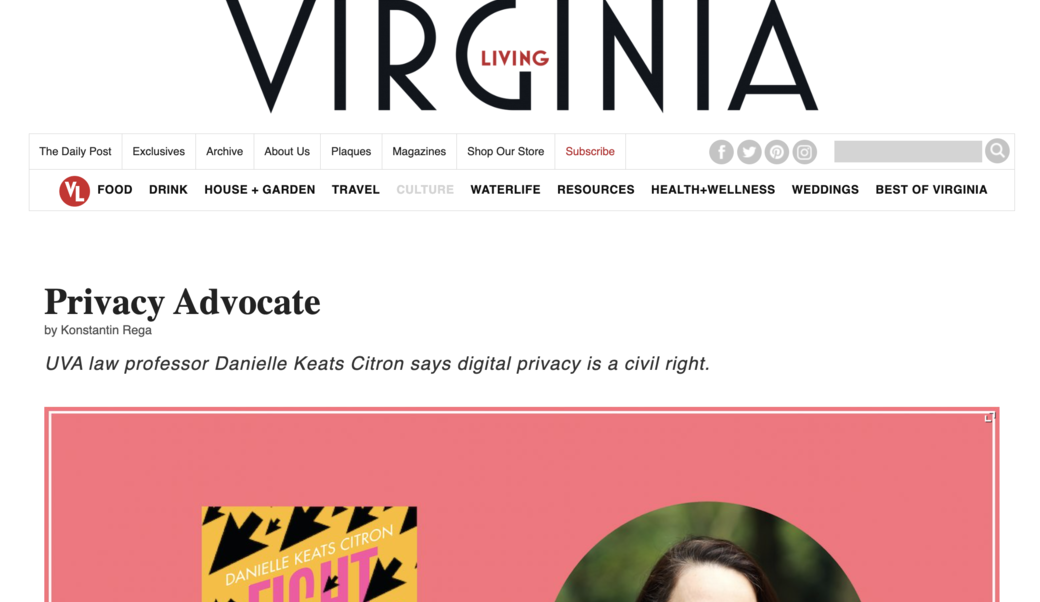 Virginia Living Headline